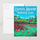 Zapata-Sumpf Kuba Postkarte (Vorne/Hinten)