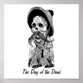 Zapatista Calavera. c. Anfang des 19. Jahrhunderts Poster (Vorne)