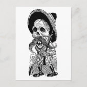 Zapatista Calavera. c. Anfang des 19. Jahrhunderts Postkarte (Vorderseite)