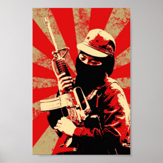 zapatista print by Irate Poster