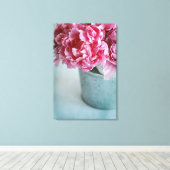 Zapfen am Tisch Leinwanddruck (Insitu (Holzboden))