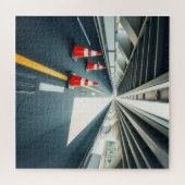 Zapfen im Tunnel Puzzle (Horizontal)