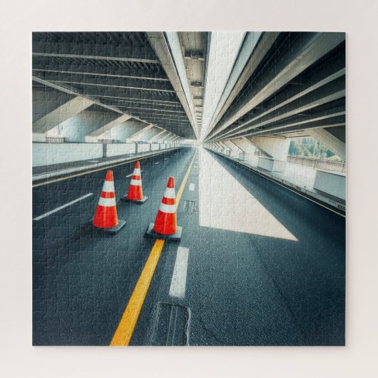 Zapfen im Tunnel Puzzle (Vertikal)