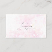 Zapfen mit Goldrahmen Visitenkarte (Rückseite)