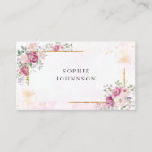 Zapfen mit Goldrahmen Visitenkarte (Vorderseite)