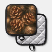 Zapfen Topflappen (Vorderseite/Rückseite)