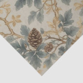 Zapfen und Zweige Seidenpapier (Detail)