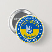 Zaporizhzhia Ukraine Button (Vorne & Hinten)