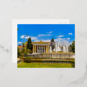 ZAPPIO HALL FOLIEN FEIERTAGSPOSTKARTE (Vorderseite/Rückseite)