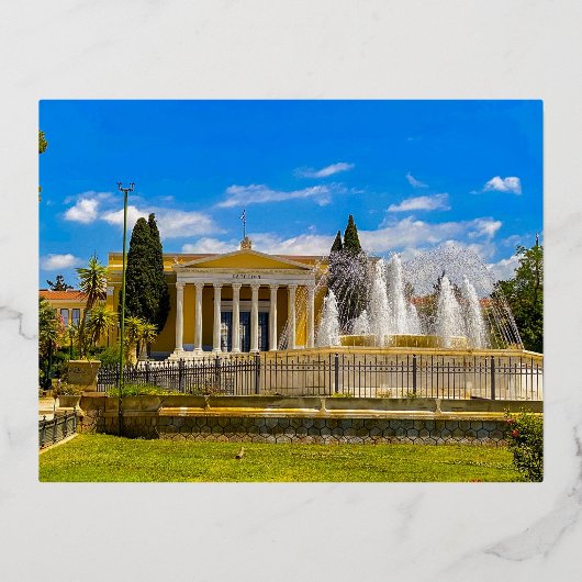 ZAPPIO HALL FOLIEN FEIERTAGSPOSTKARTE (Vorderseite)