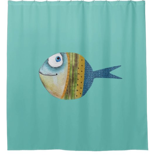 ZAPPWAITS DUSCHVORHANG (Vorderseite)