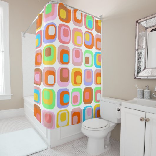 zappwaits retro duschvorhang (Beispiel)