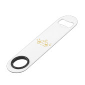 Zappy Chip the Cute Chipmunk Speed Flaschenöffner (Rückseite Schrägansicht)