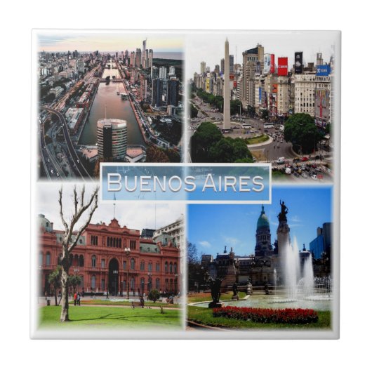 zAR003 BUENOS AIRES, Mosaik, Argentinien, Fliese (Vorderseite)