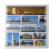zAR006 BUENOS AIRES, Mosaik, Argentinien, Fliese (Vorderseite)