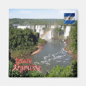 zAR009 IGUAZU WATERFALLS N.P. Argentinien, Kühlsch Magnet (Vorne)