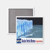 zAR011 PERITO MORENO GLACIER, Santa Cruz, Kühlschr Magnet (Vorderseite/Rückseite)
