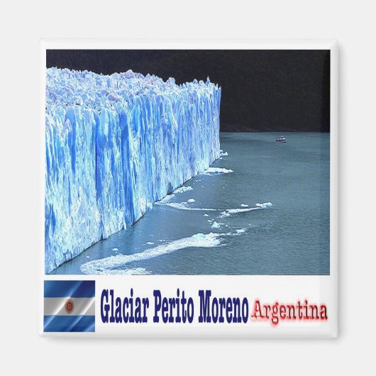 zAR011 PERITO MORENO GLACIER, Santa Cruz, Kühlschr Magnet (Vorne)