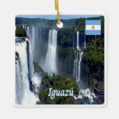 zAR029 IGUAZU FALLS, Argentinien, Amerika, Keramikornament (Vorderseite)