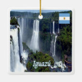zAR029 IGUAZU FALLS, Argentinien, Amerika, Keramikornament (Rückseite)