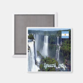 zAR029 IGUAZU FALLS, Argentinien, Amerika, Kühlsch Magnet (Vorderseite/Rückseite)