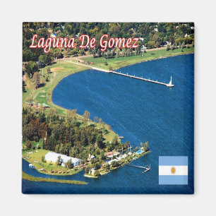 zAR030 LAGUNA DE GOMES, Argentinien, Amerika, Kühl Magnet