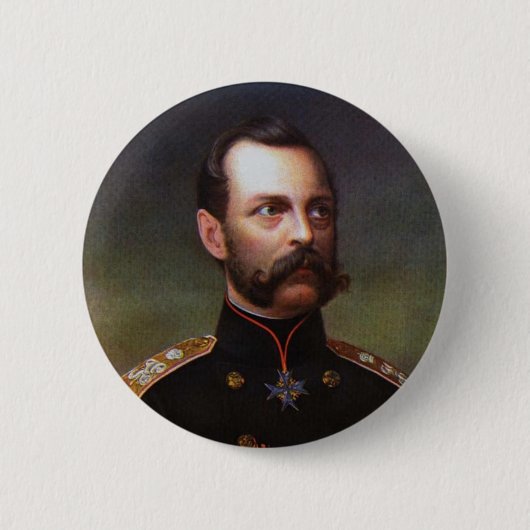 Zar Alexander II Button (Vorderseite)