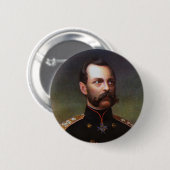 Zar Alexander II Button (Vorne & Hinten)