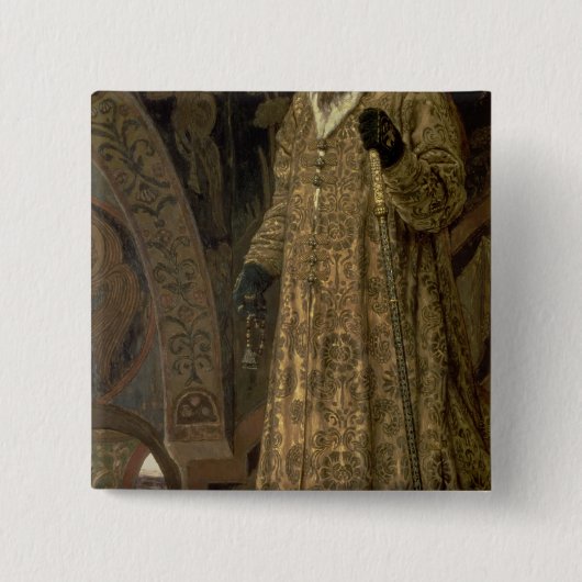 Zar Iwan IV Vasilyevich "schreckliche" 1897 Button (Vorderseite)