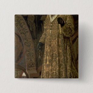Zar Iwan IV Vasilyevich "schreckliche" 1897 Button