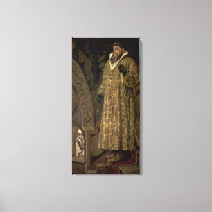 Zar Iwan IV Vasilyevich "schreckliche" 1897 Leinwanddruck