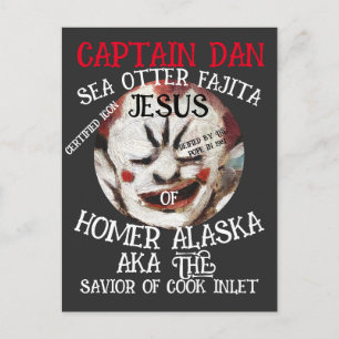 ZAR KAPITÄN DAN SEEOTTER FAJITA JESUS HOMER AK POSTKARTE