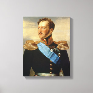 Zar Nicholas I Leinwanddruck