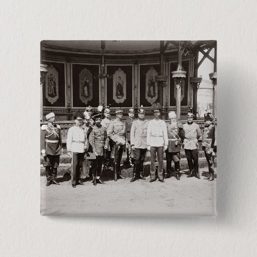 Zar Nicholas II (1868-1918) stehend im Garde Button (Vorderseite)