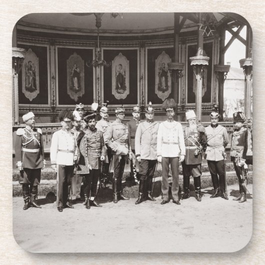 Zar Nicholas II (1868-1918) stehend im Garde Untersetzer (Vorderseite)