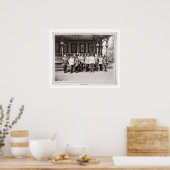 Zar Nicholas II (1868-1918) stehend in der Garde Poster (Küche)