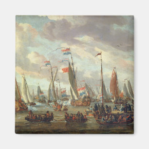 Zar Peter I Besuchsengland im Januar 1698 Magnet