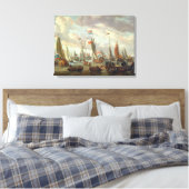 Zar Peter I. besucht England im Januar 1698 Leinwanddruck (Insitu (Schlafzimmer))