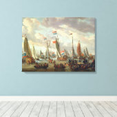 Zar Peter I. besucht England im Januar 1698 Leinwanddruck (Insitu (Holzboden))