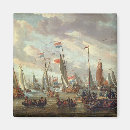 Zar Peter I. besucht England im Januar 1698 Magnet (Vorne)