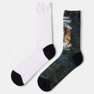 Zar Rue Lügner Trump POTUS Patriotischer MAGA Zug  Socken