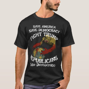 Zar Rue Lügner Trump POTUS Patriotischer MAGA Zug  T-Shirt