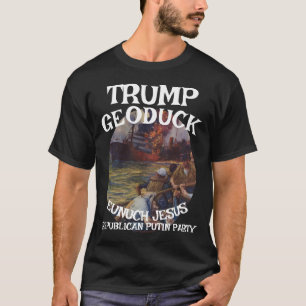 Zar Rue Lügner Trump POTUS Patriotischer MAGA Zug  T-Shirt