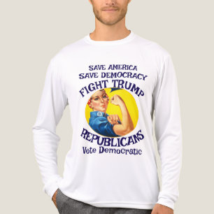 Zar Rue Lügner Trump POTUS Patriotischer MAGA Zug Tri-Blend Shirt