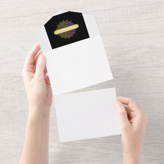 Zara Basic Crew All In One Einladung (Abreißen)