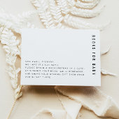 ZARA Modern Minimalist Books for Baby Card Einladung