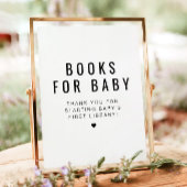 ZARA Moderne Minimalistische Bücher für Babysignat Poster