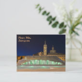 Zaragoza Fossilienmuseum Postkarte (Stehend Vorderseite)