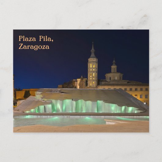 Zaragoza Fossilienmuseum Postkarte (Vorderseite)