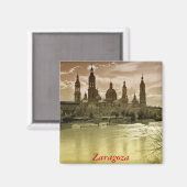 Zaragoza Magnet (Vorderseite/Rückseite)